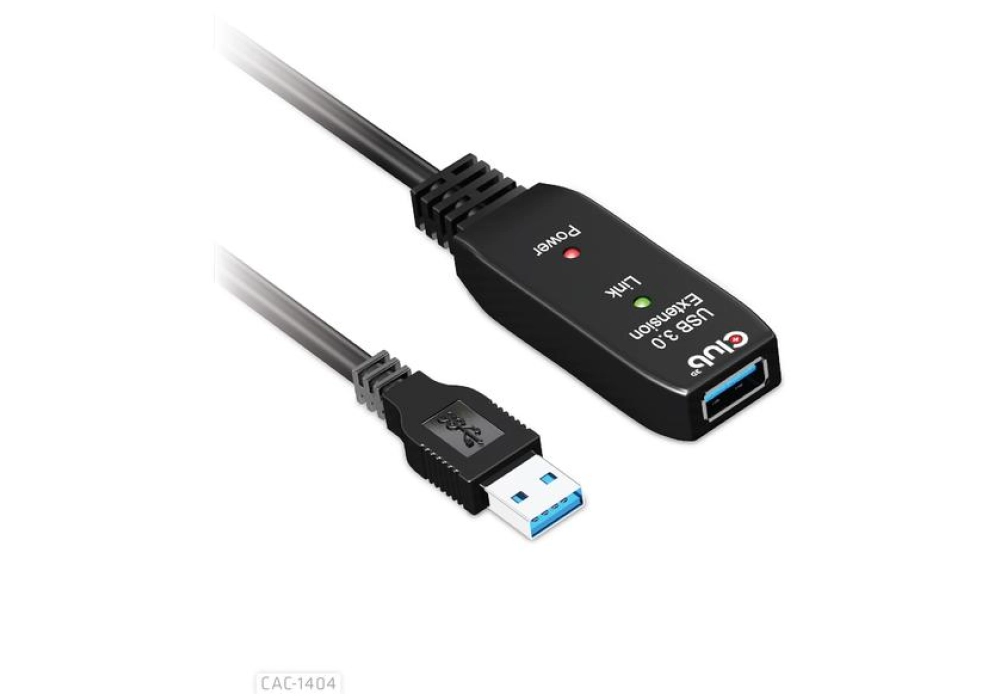 Club 3D USB 3.2 Gen 1 Active Extension Cable - 5.0 m