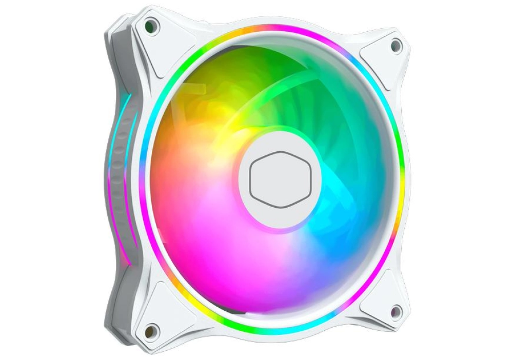 CoolerMaster MasterFan MF120 Halo (Blanc)