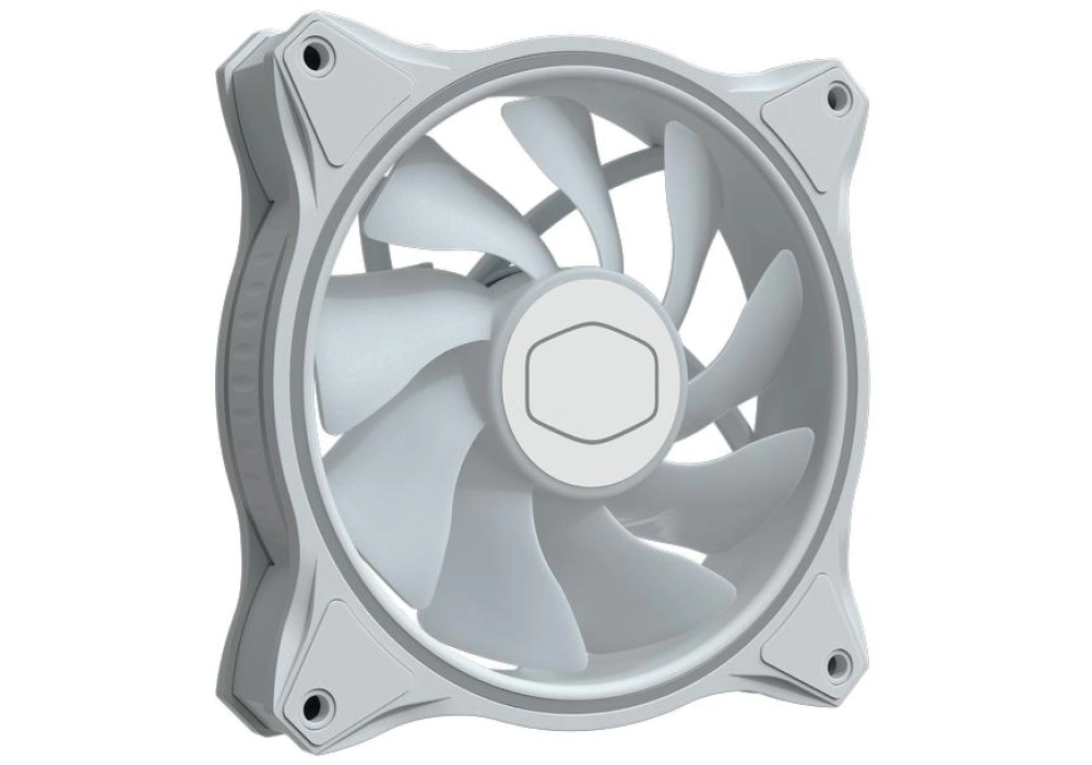 CoolerMaster MasterFan MF120 Halo (Blanc) - Pack de 3