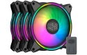 CoolerMaster MasterFan MF120 Halo (Noir) - Pack de 3