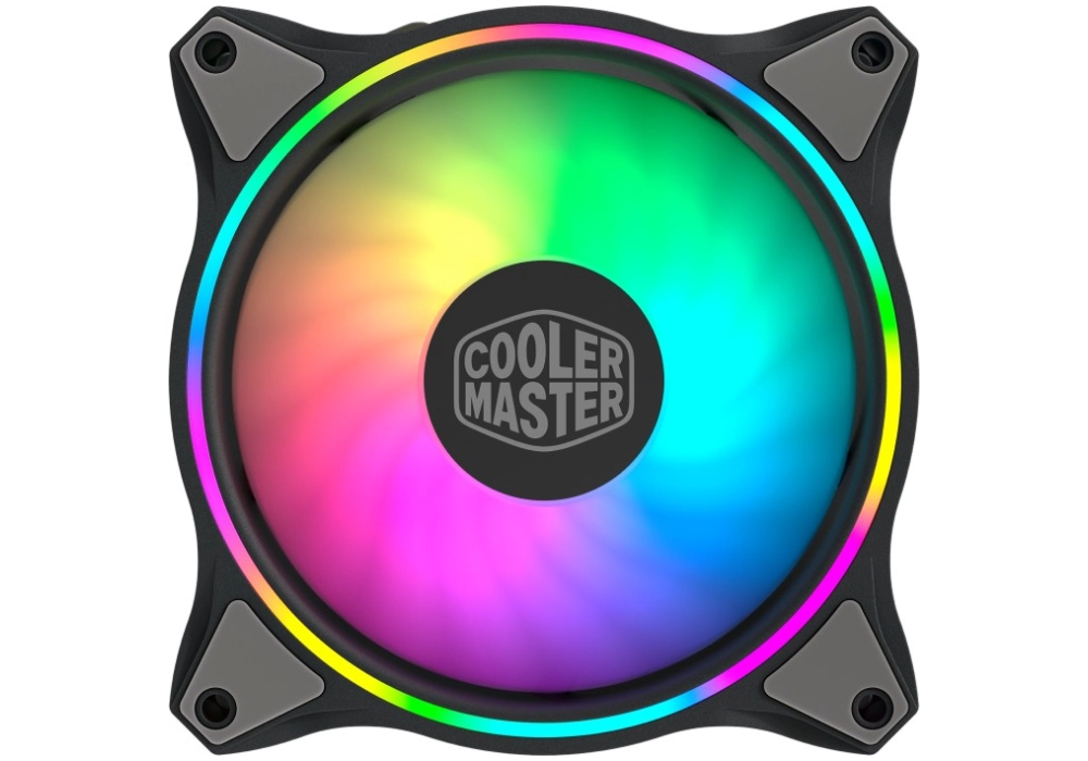 CoolerMaster MasterFan MF120 Halo (Noir) - Pack de 3