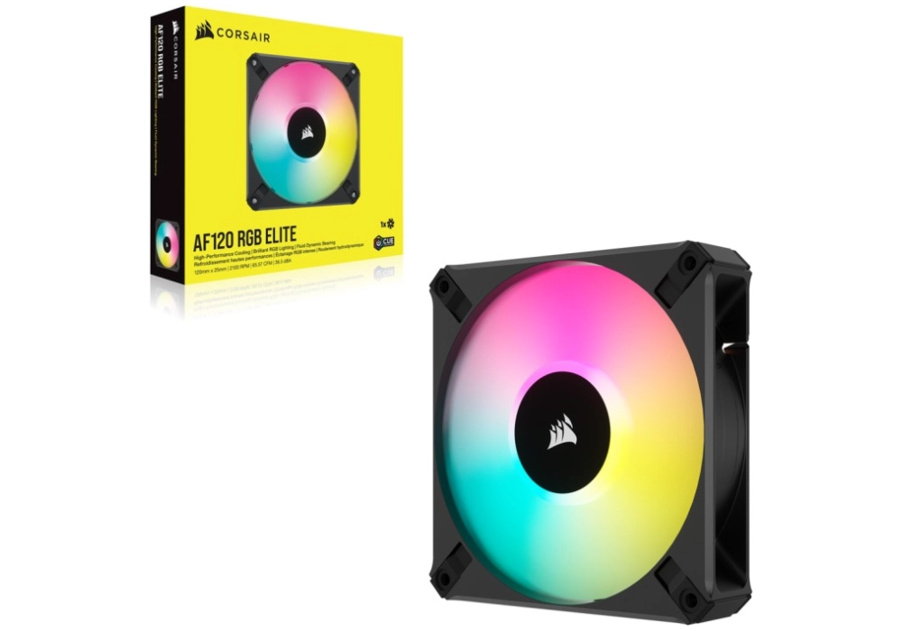 Corsair AF Series iCUE AF120 RGB Elite (Noir)