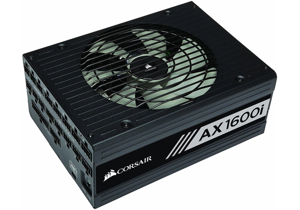 Corsair AX1600i iCUE 1600 W avec câble