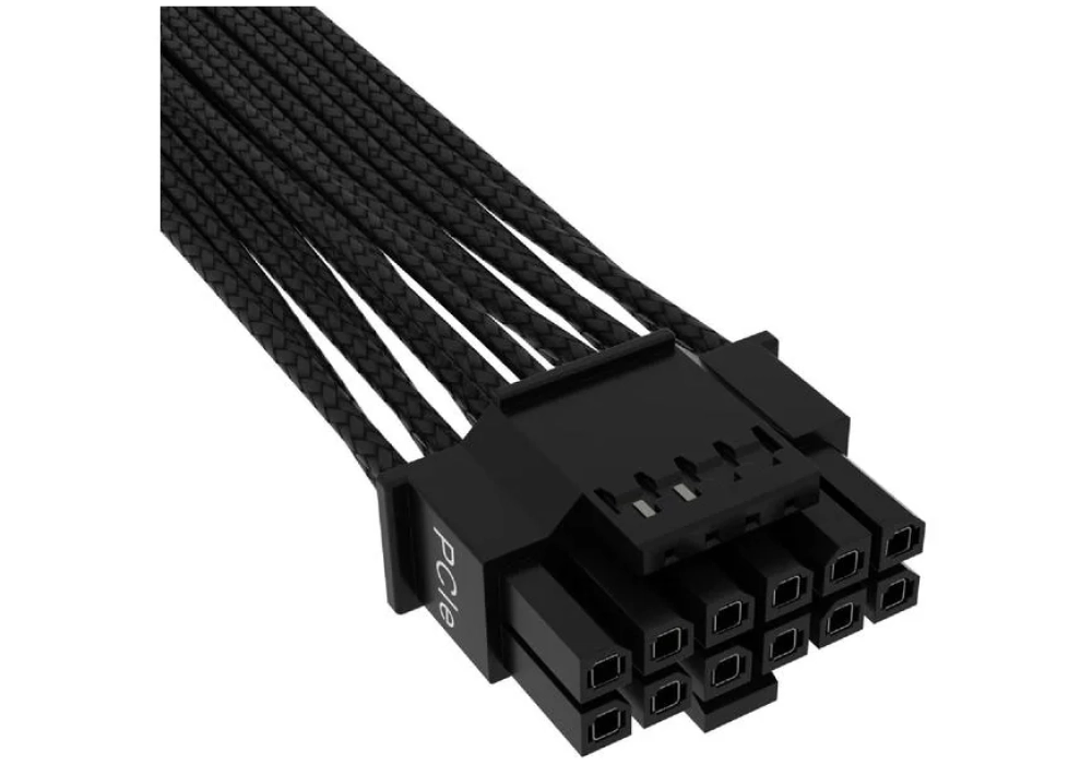 Corsair Câble Premium 12+4 broches 12VHPWR 600 W noir