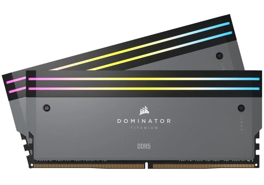 Corsair Dominator Titanium RGB Gris DDR5-6000 - 64GB (2 x 32GB - CL30)