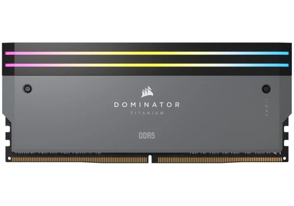 Corsair Dominator Titanium RGB Gris DDR5-6000 - 64GB (2 x 32GB - CL30)