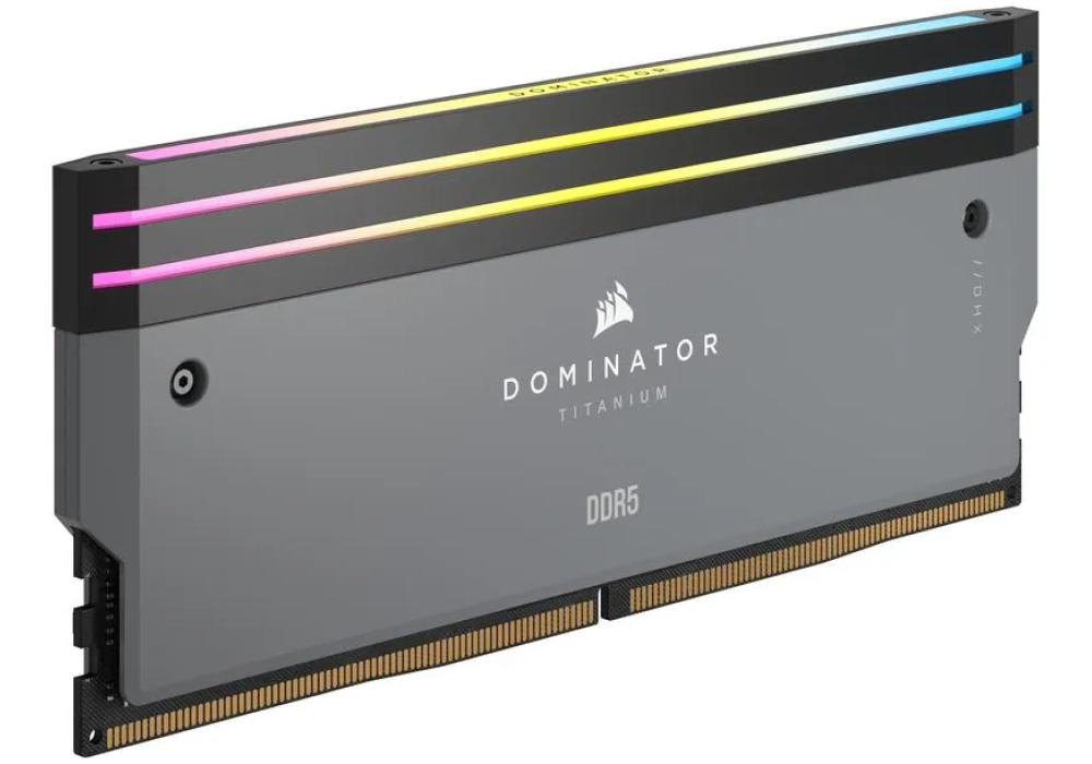 Corsair Dominator Titanium RGB Gris DDR5-6000 - 64GB (2 x 32GB - CL30)