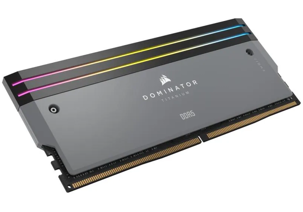 Corsair Dominator Titanium RGB Gris DDR5-6000 - 64GB (2 x 32GB - CL30)