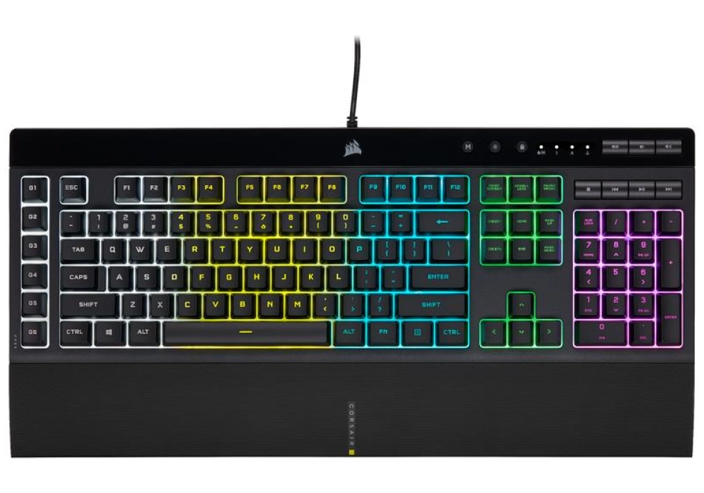 Corsair Gaming K55 RGB PRO Gaming Keyboard (CH Layout) 