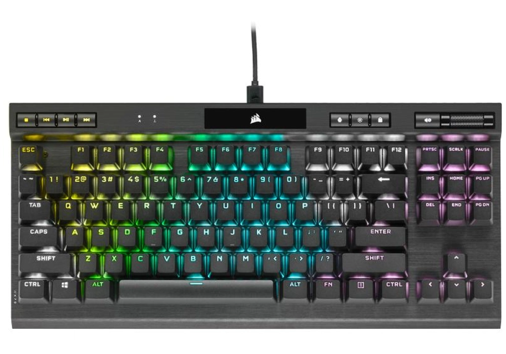 Corsair Gaming K70 RGB TKL CHAMPION SERIES - Cherry MX Speed (CH Layout) 