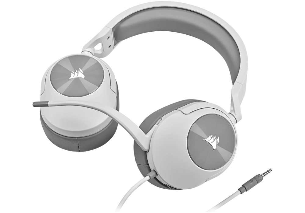 Corsair HS55 STEREO Wired Gaming Headset (Blanc)