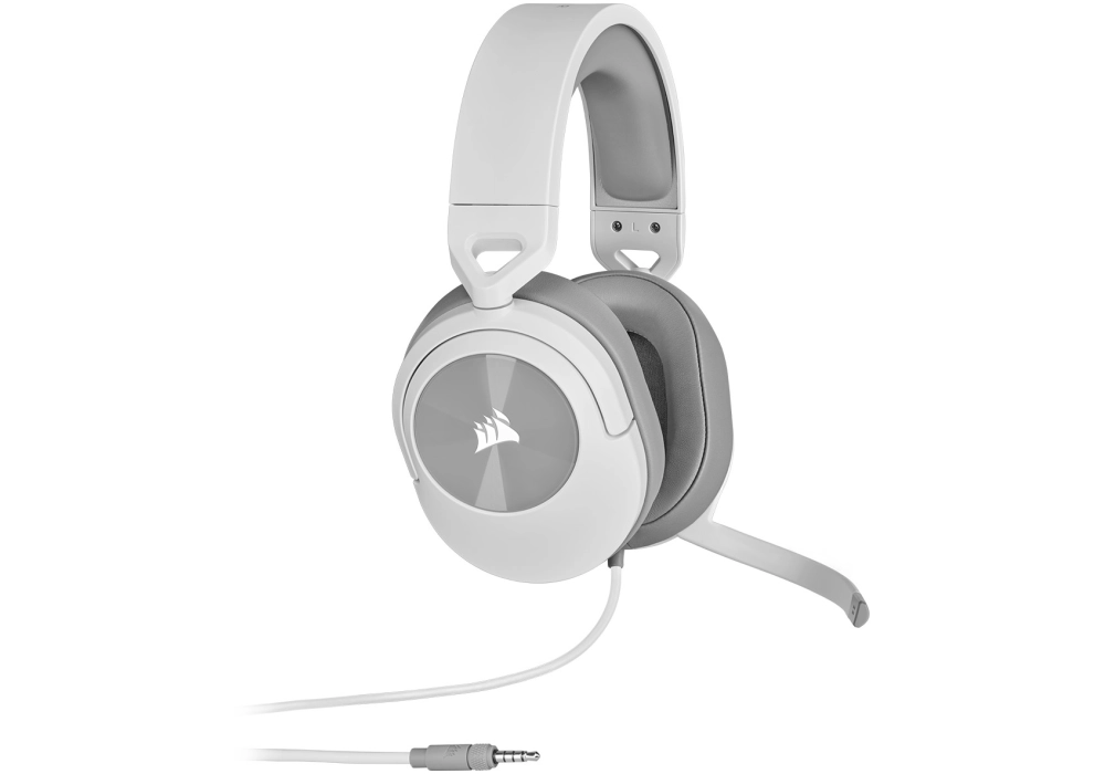 Corsair HS55 SURROUND Wired Gaming Headset (Blanc)