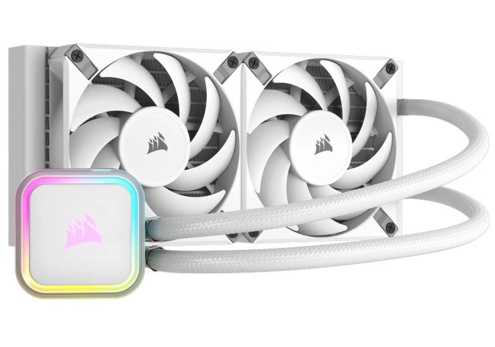 Corsair iCUE H100i RGB ELITE Blanc