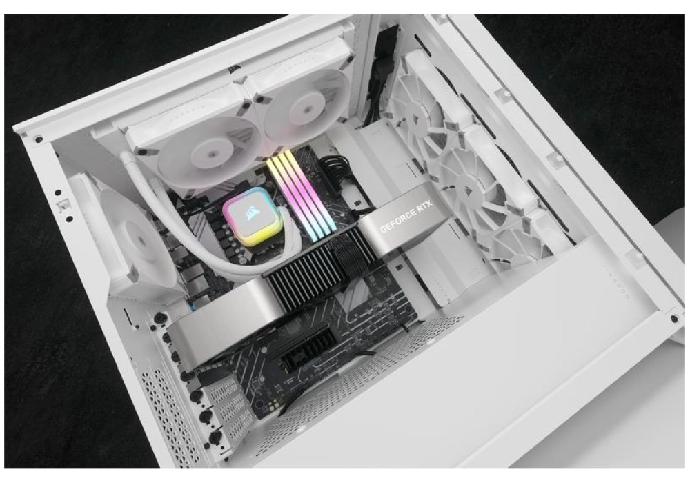 Corsair iCUE H100i RGB ELITE Blanc