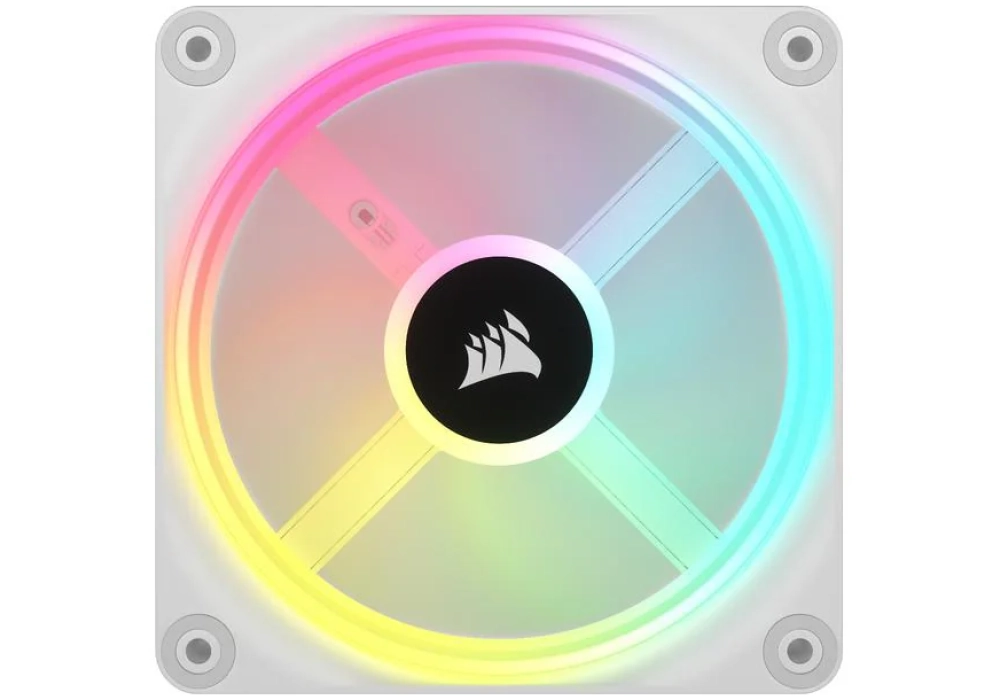 Corsair iCUE QX120 RGB Starter Kit Blanc