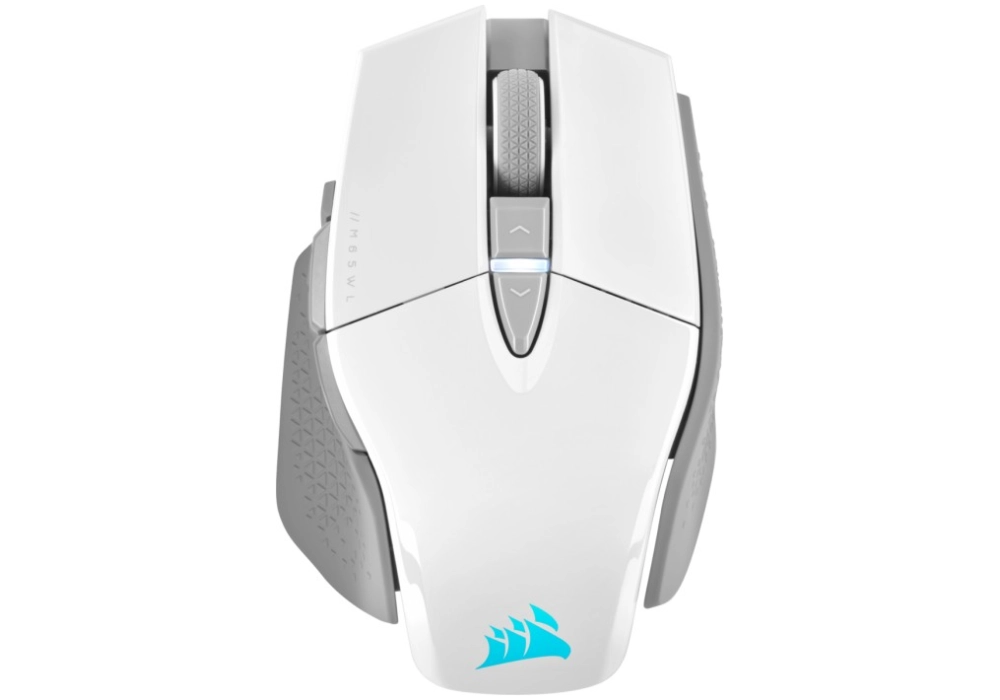 Corsair M65 RGB Ultra Wireless Blanc