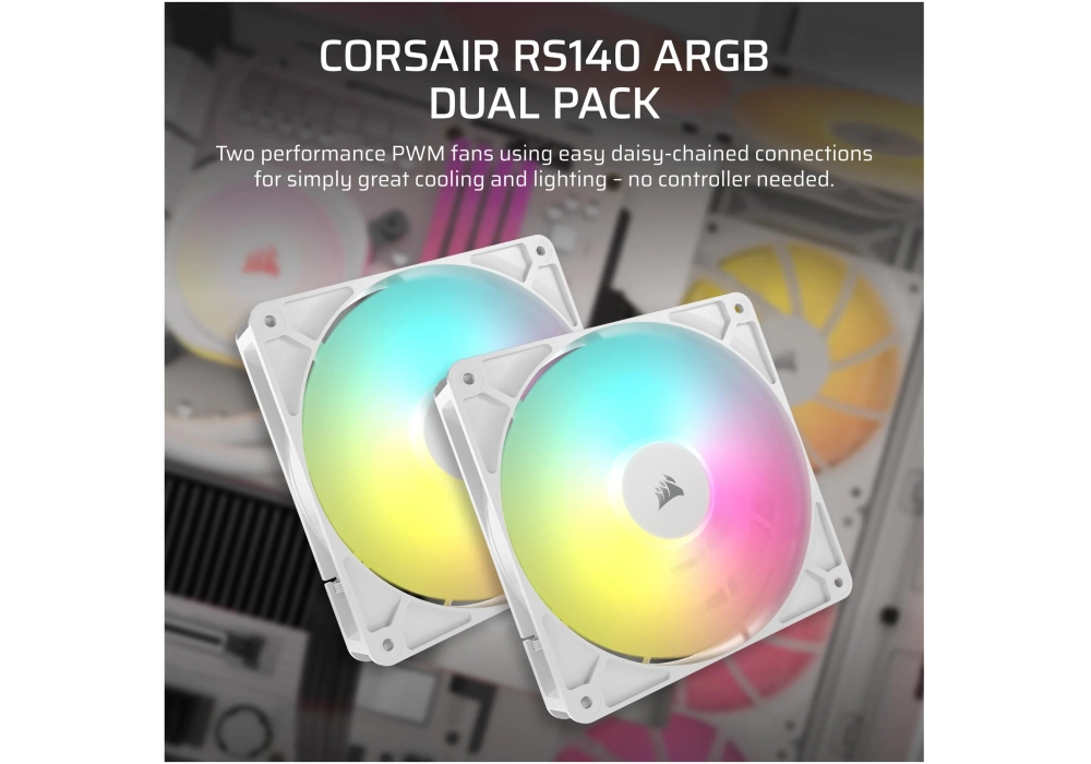 Corsair PC RS140 ARGB Double pack