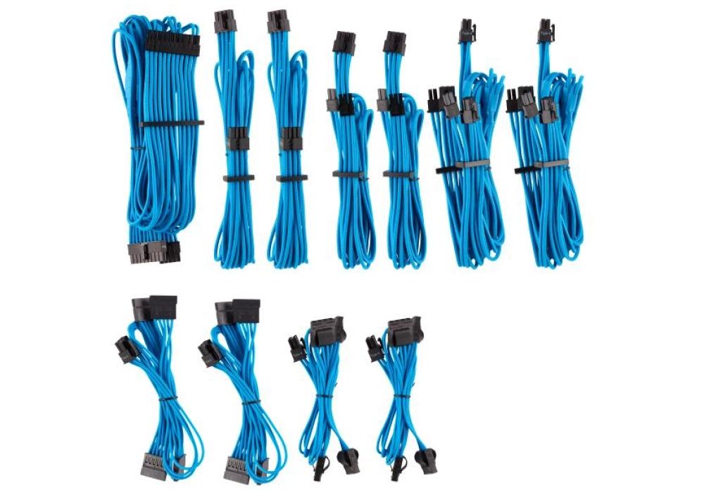 Corsair Premium PSU Cables Pro Kit Type 4 Gen 4 (Bleu)