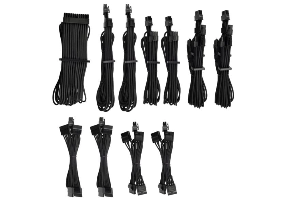 Corsair Premium PSU Cables Pro Kit Type 4 Gen 4 (Noir)