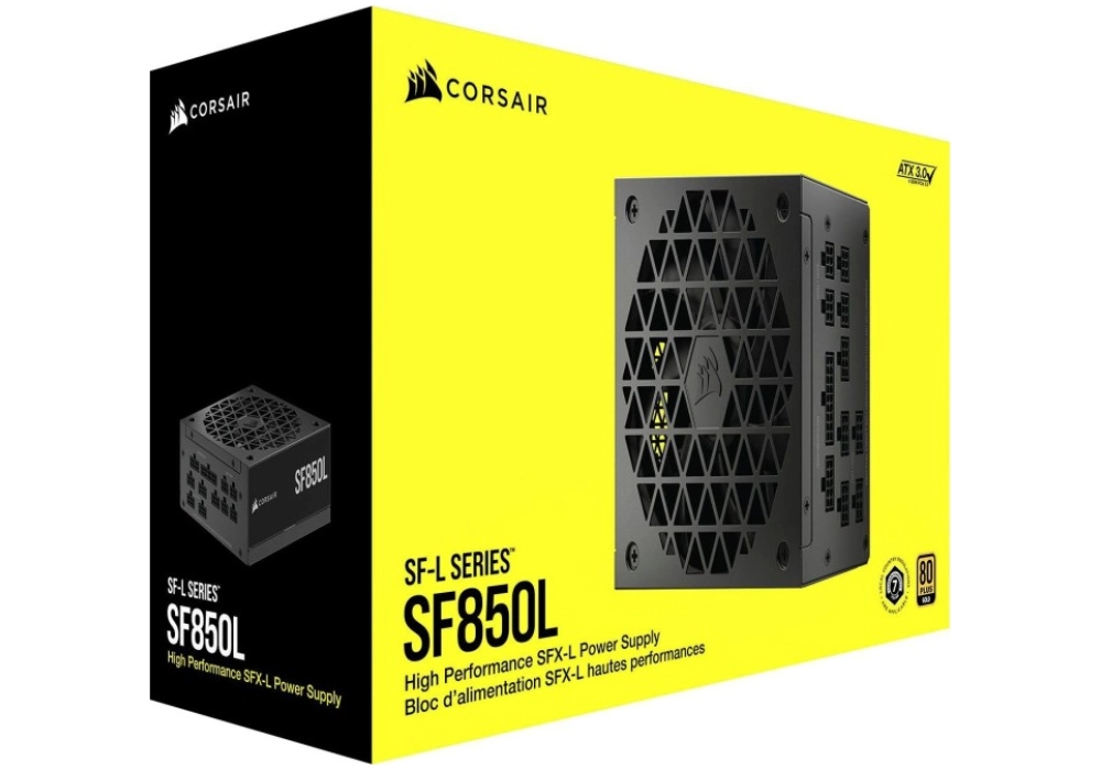 Corsair SF-L Series SF850L 850W SFX-L, ATX 3.0