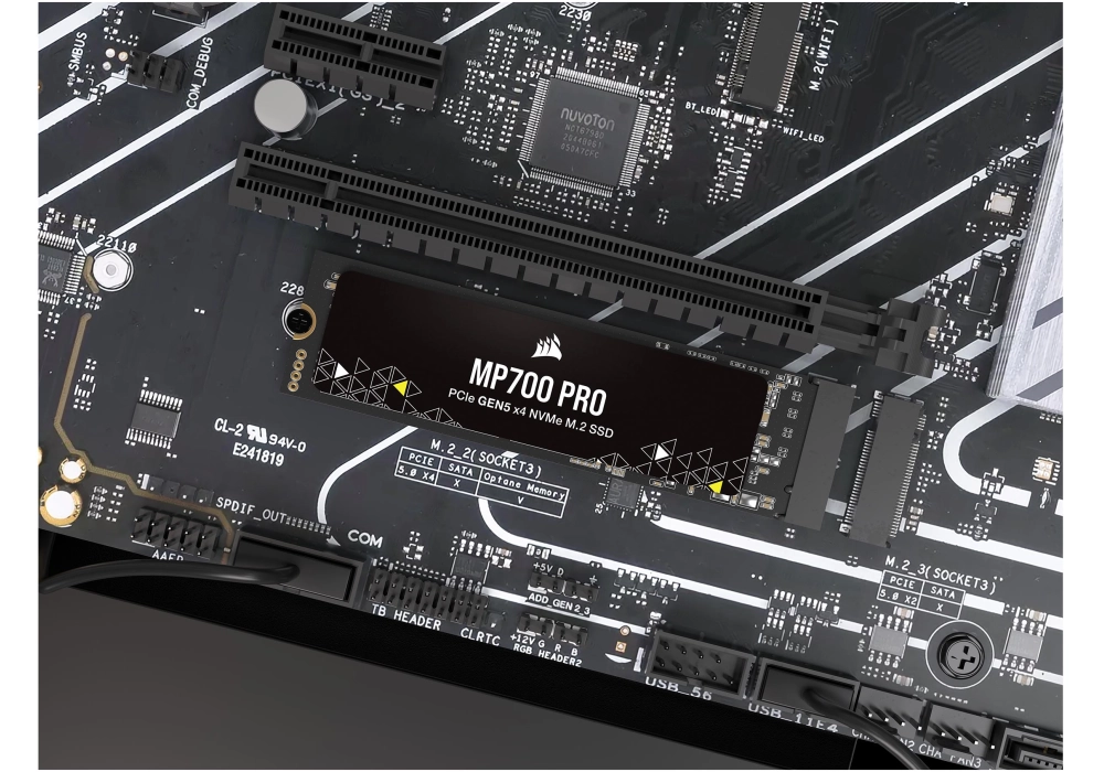 Corsair SSD MP700 PRO NH M.2 2280 NVMe 4000 GB