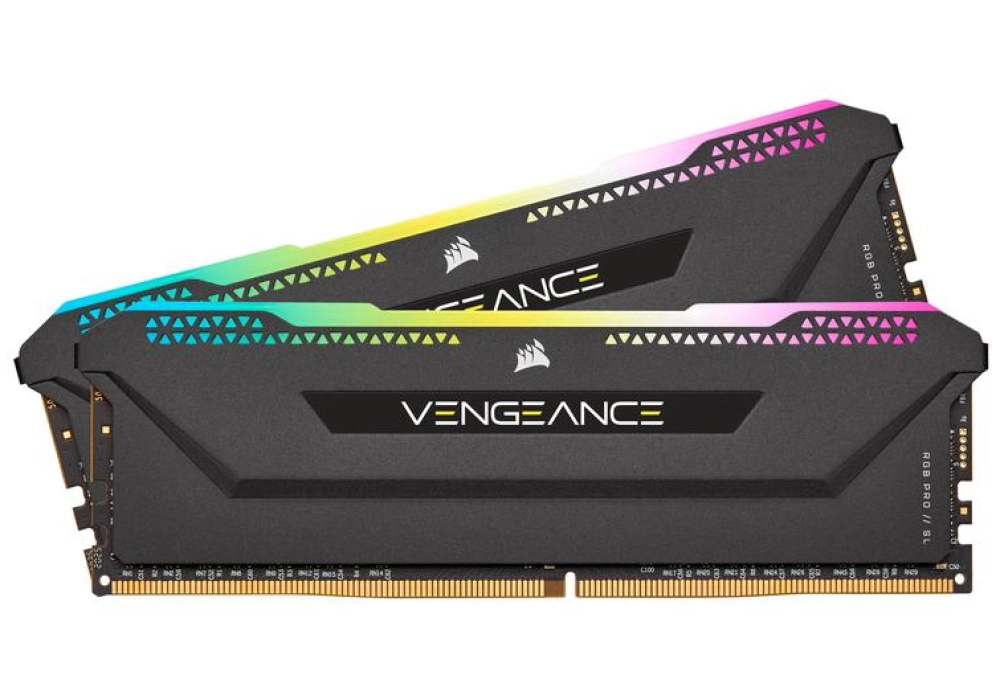 Corsair Vengeance RGB Pro SL DDR4-3200 - 32 GB kit (Black) - (2x16GB)