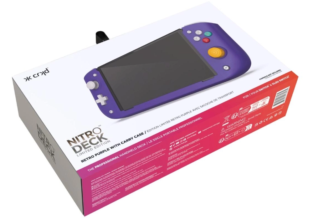 CRKD Nitro Deck Retro for Switch & OLED Switch Violet