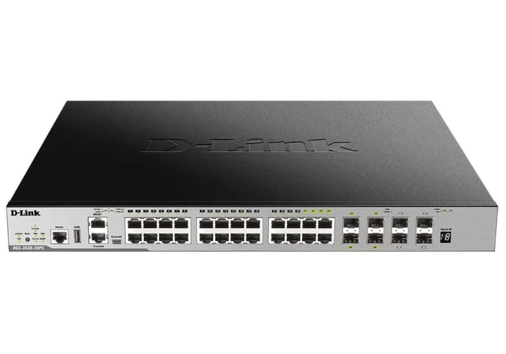 D-Link Commutateur PoE+ DGS-3630-28PC/SI/E 28 ports