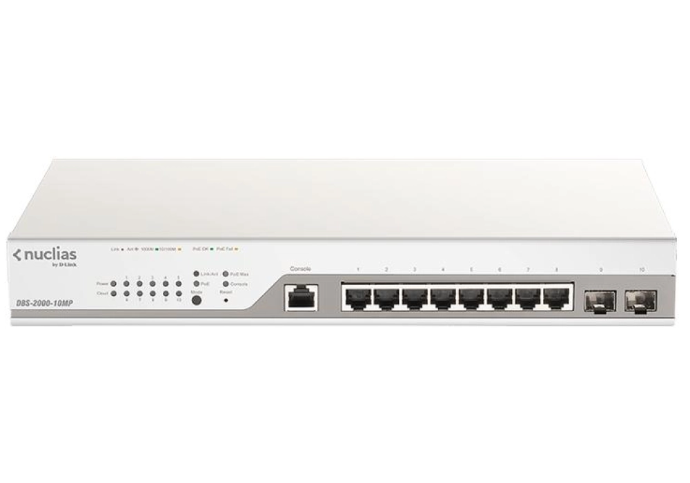 D-Link Nuclias Cloud Switch DBS-2000-10MP