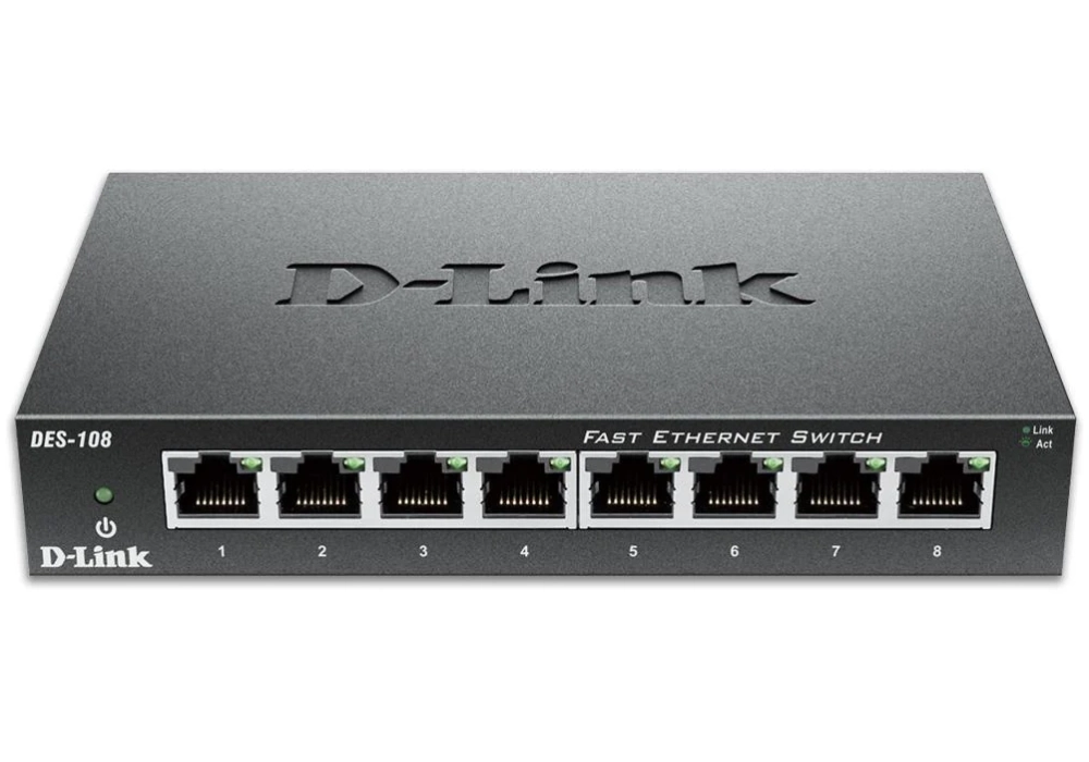 D-Link Switch DES-108 8 ports