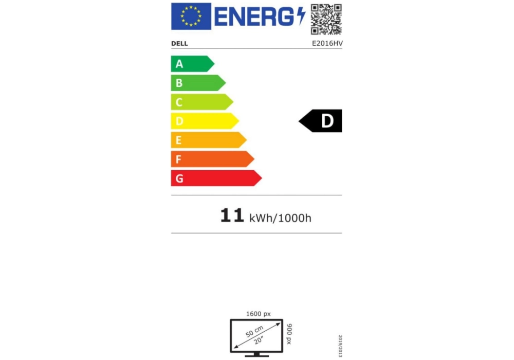 Dell E2016HV