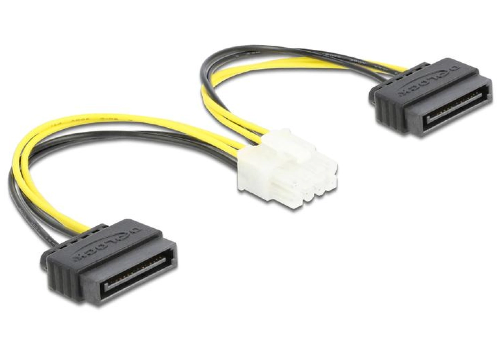 DeLOCK 2x SATA to 8-pin (EPS)