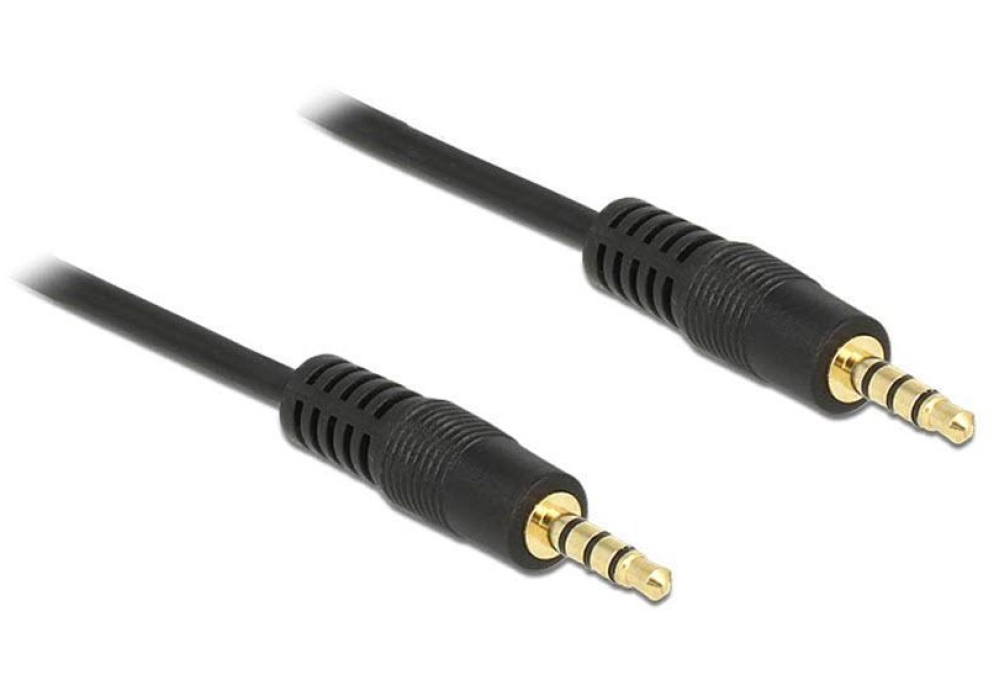 DeLOCK 3.5mm Stereo Cable 4-pin - 3.0 m