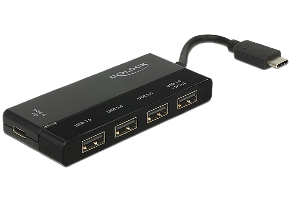 DeLOCK 4-port USB Type-C Hub PD