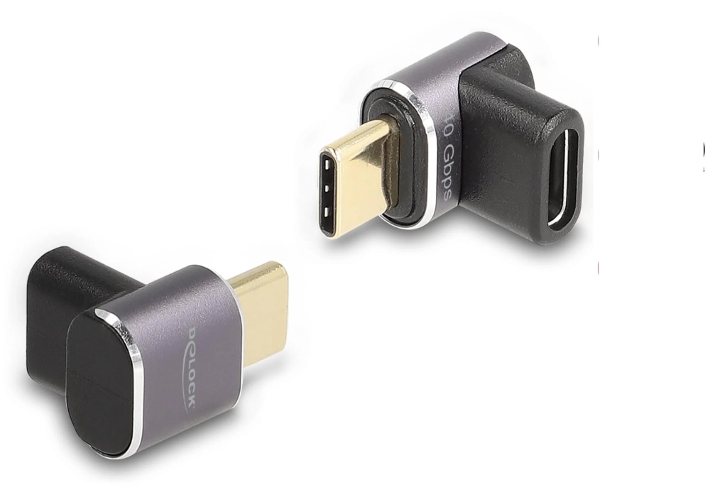 Delock Adaptateur 40 Gbps, 8K 60 Hz, PD3.0 USB type C - USB type C