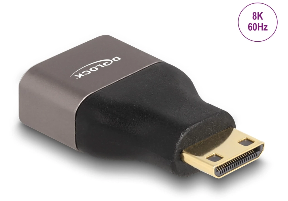 Delock Adaptateur 8K 60 Hz HDMI - Mini-HDMI (HDMI-C)