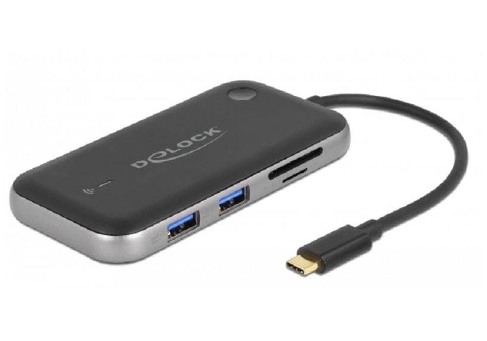 DeLOCK Adaptateur d’écran sans fil USB Type-C - HDMI + VGA + Lecteur de carte