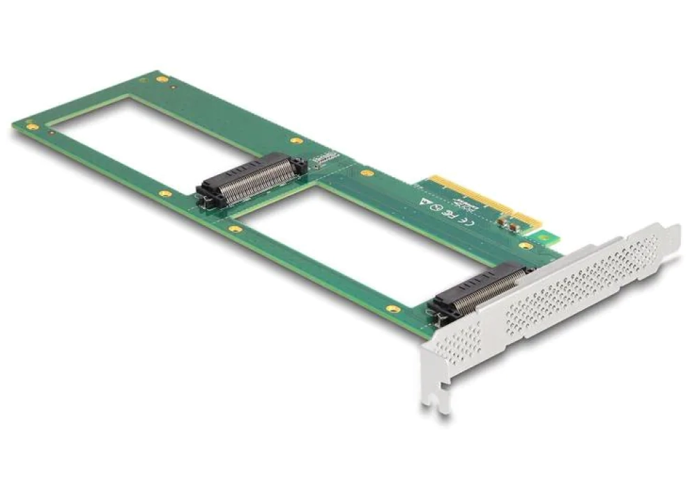 Delock Adaptateur PCI Express 4.0 x8 - 2x U.2 NVMe SFF-8639