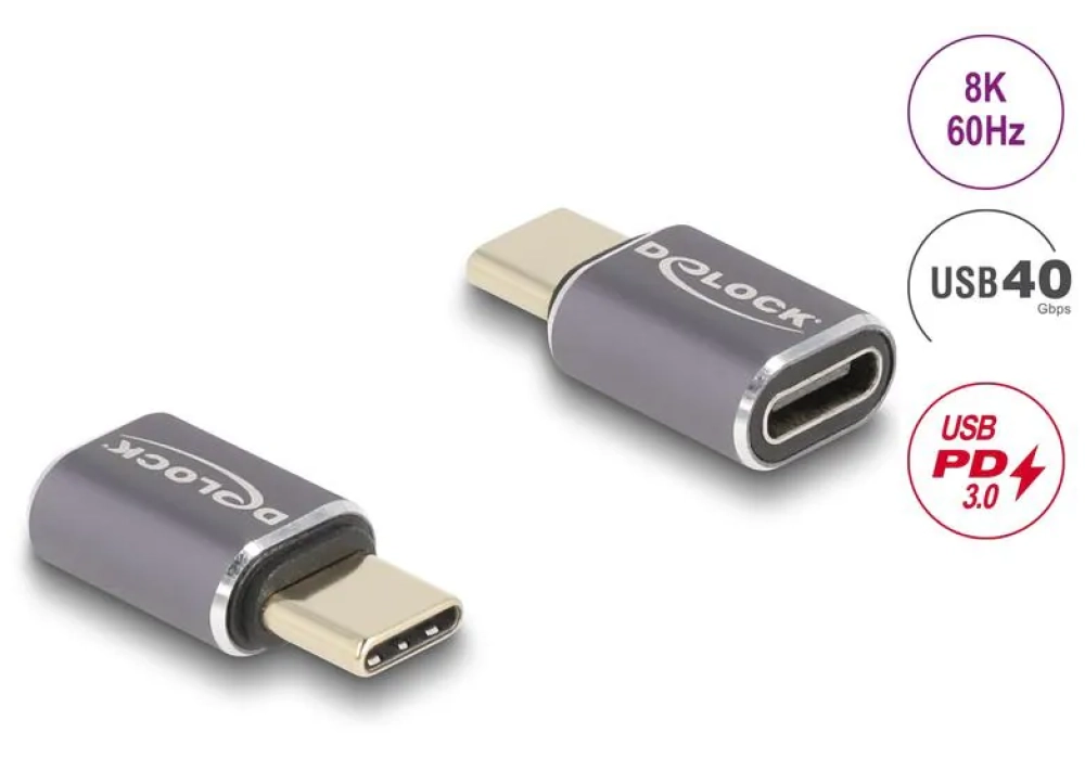 Delock Adaptateur Protège-port USB C - USB C