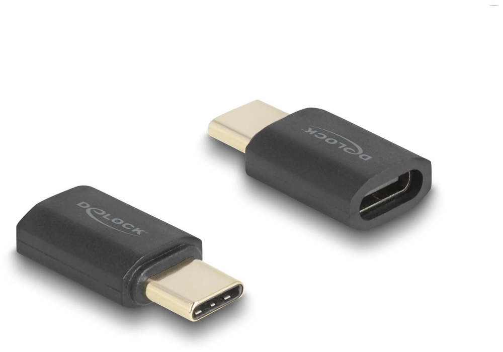 Delock Adaptateur USB 8K 60 Hz, PD3.1, Prise USB C - USB C