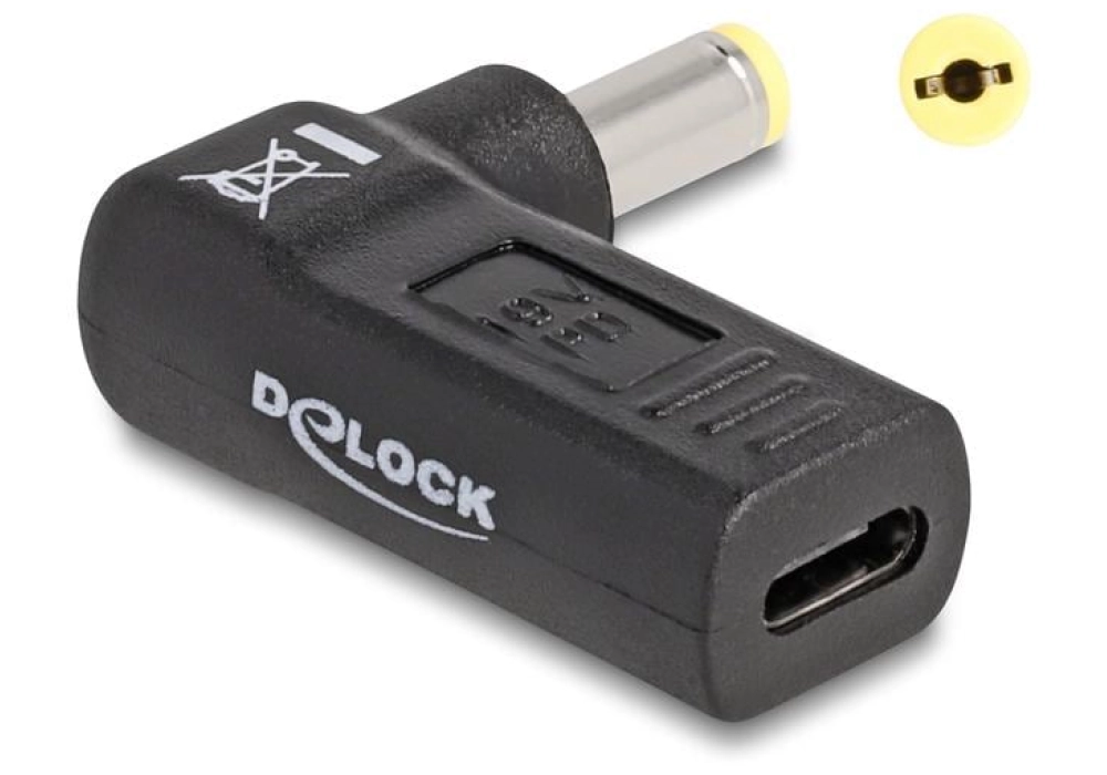 DeLOCK Adaptateur USB-C vers Acer 5.5 x 1.7 mm 90°