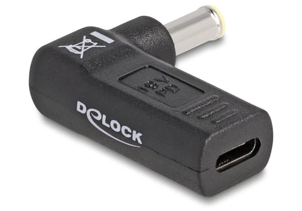 DeLOCK Adaptateur USB-C vers Samsung 5.5 x 3.0 mm 90°