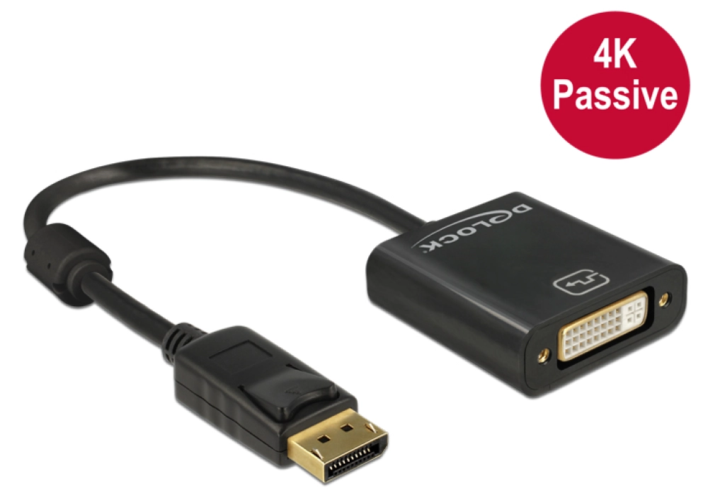 DeLOCK Adapter DisplayPort (M) > DVI (F) 4K Passive