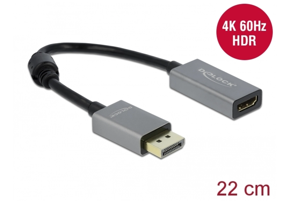 DeLOCK Adapter DisplayPort 1.4 > HDMI - 4K HDR