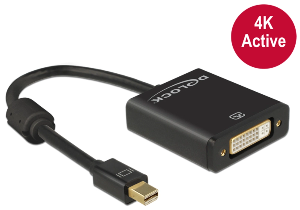 DeLOCK Adapter mini Displayport > DVI 4K active