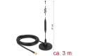 Delock Antenne LTE/LoRA SMA 0.8-2.7GHz 51 cm SMA 5 dBi Rayonnement omni directionnel