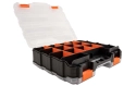 DeLOCK Boîte d'assortiment Orange / Noir 34 compartiments