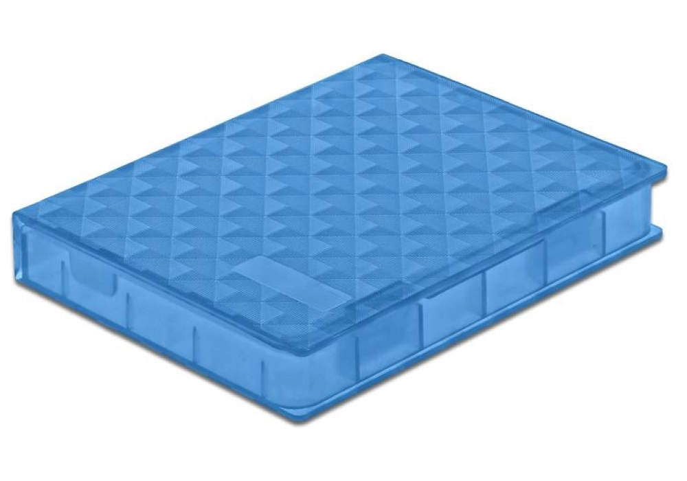 DeLOCK Boîtier de protection pour HDD / SSD 2.5″ (Bleu)