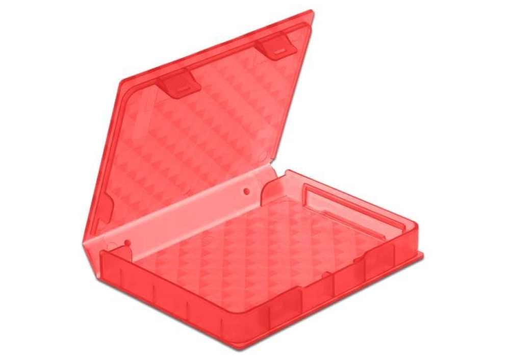 DeLOCK Boîtier de protection pour HDD / SSD 2.5″ (Rouge)