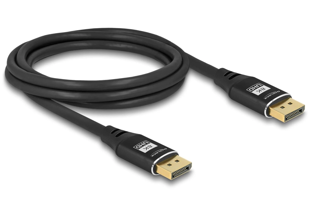 Delock Câble 8K 60 Hz DisplayPort - DisplayPort, 2 m, Noir